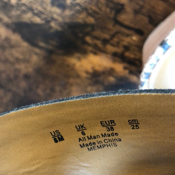 Worn once!  Franco Sarto Memphis wedge sandals - Picture 7 of 8